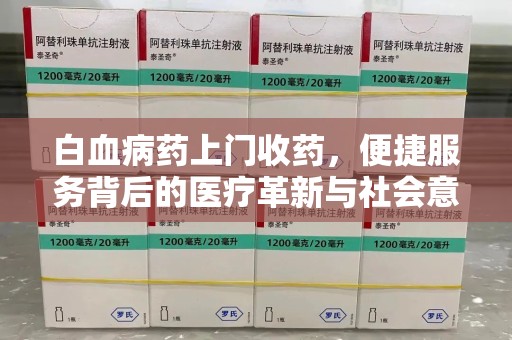 南京白血病药上门收药，便捷服务背后的医疗革新与社会意义