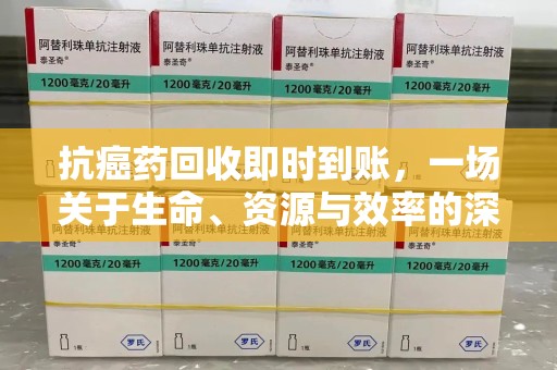 南京抗癌药回收即时到账，一场关于生命、资源与效率的深刻探讨